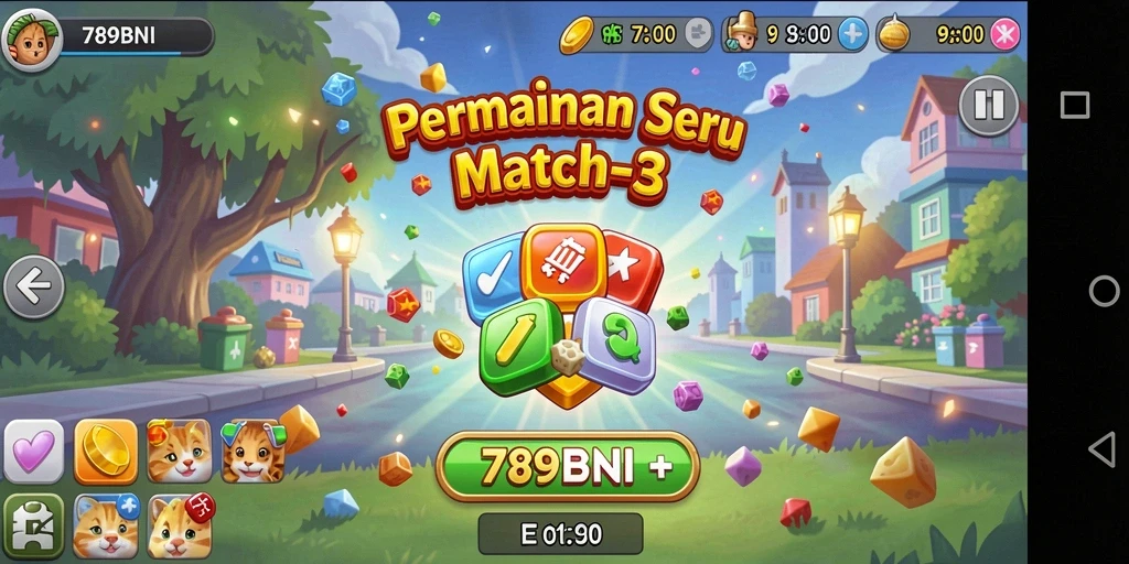 Tampilan gameplay 789BNI yang seru dan mengasyikkan.