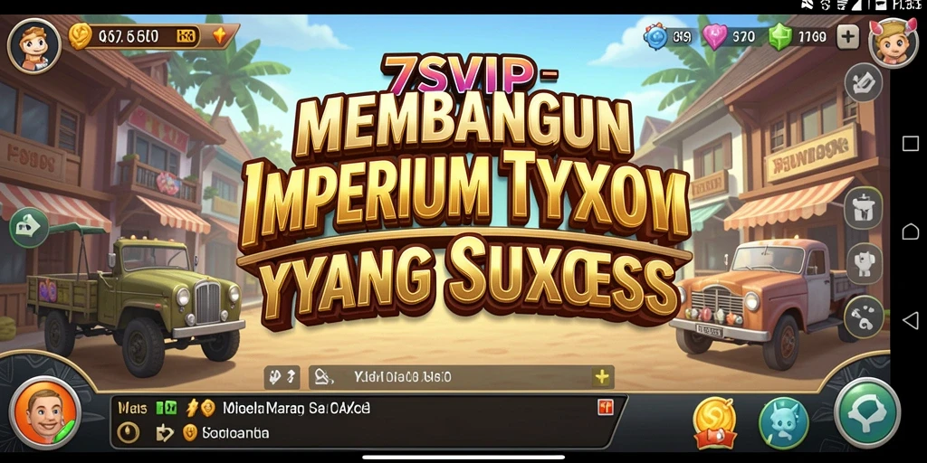 Tangkapan layar permainan Tycoon yang menunjukkan strategi bisnis yang cerdas.