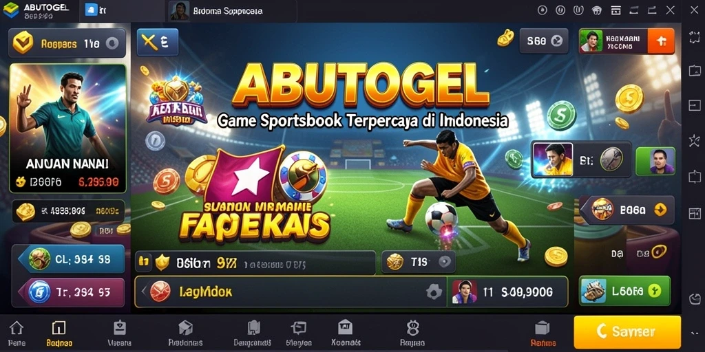 Tampilan menarik dari ABUTOGEL saat memasang taruhan olahraga.