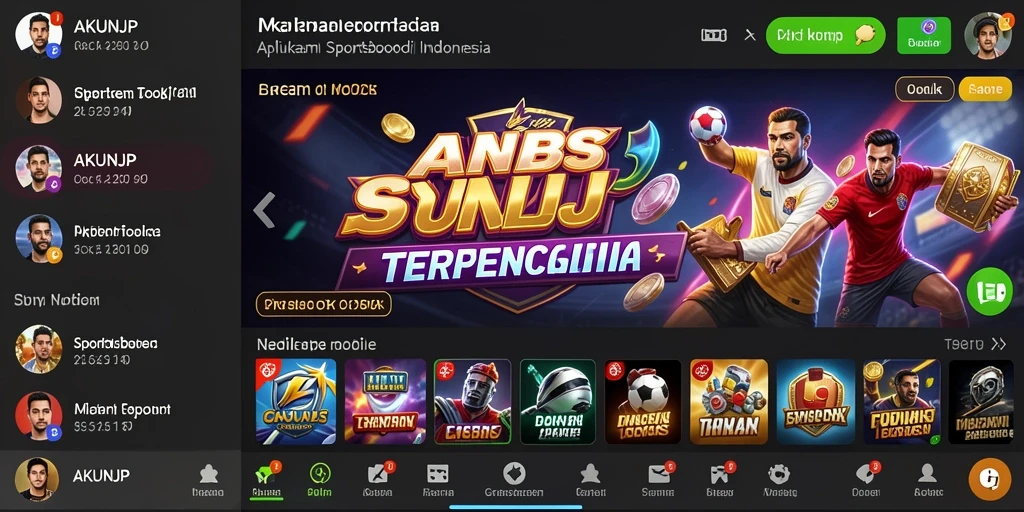 Tampilan gameplay Sportsbook yang menarik dan dinamis.