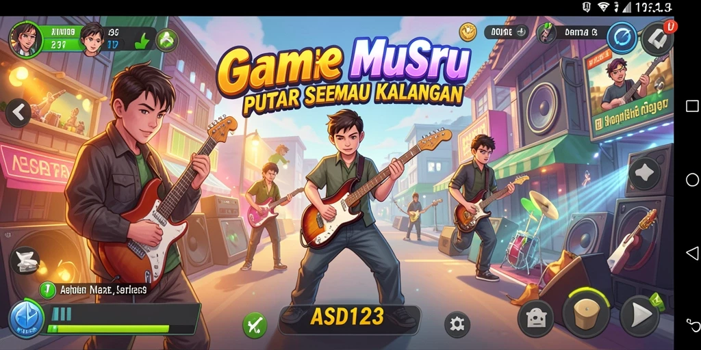 Tampilan gameplay ASD123 yang interaktif dan penuh warna.