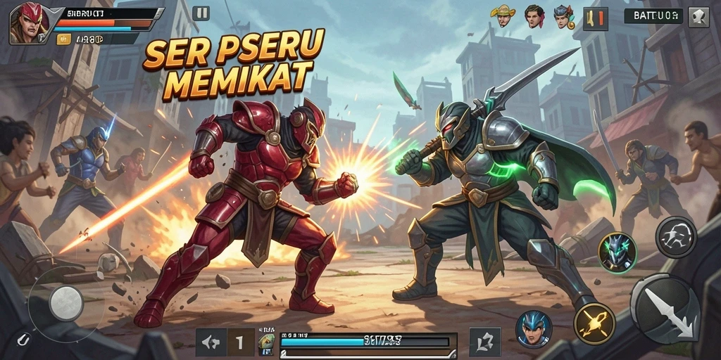 Tampilan menarik dari pertarungan seru di BARU01.