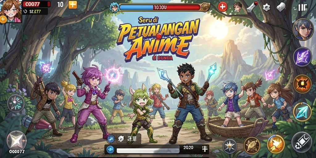 Gameplay seru yang membawa Anda ke dunia Anime yang menakjubkan.