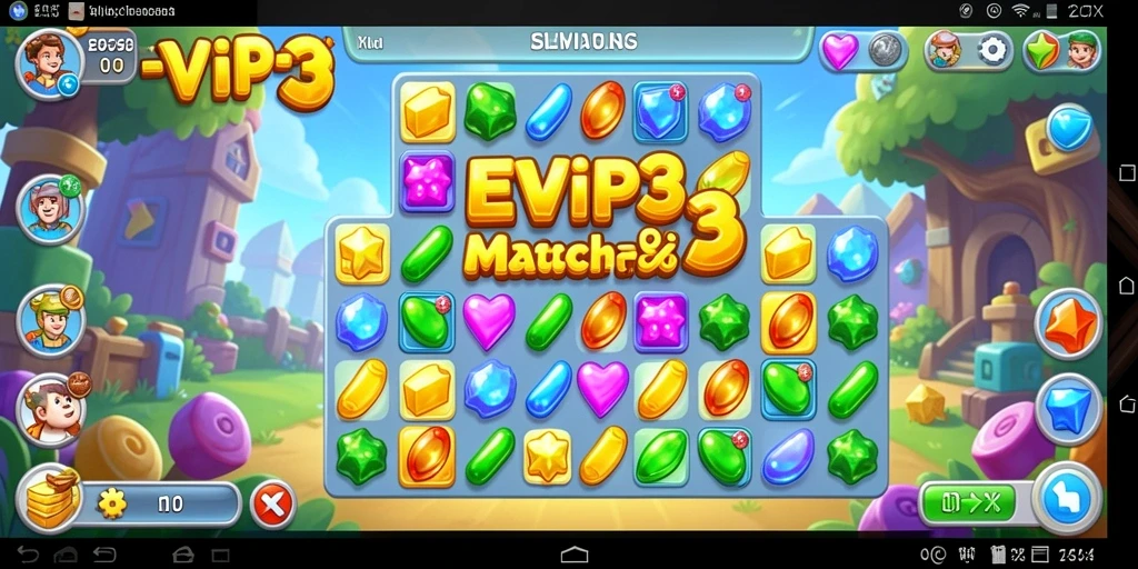 Tampilan gameplay seru EVIP3 dengan grafis cerah dan menawan.