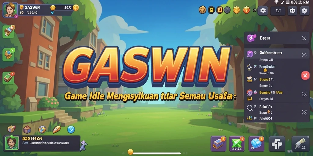 Tampilan gameplay GASWIN yang menarik dan interaktif.
