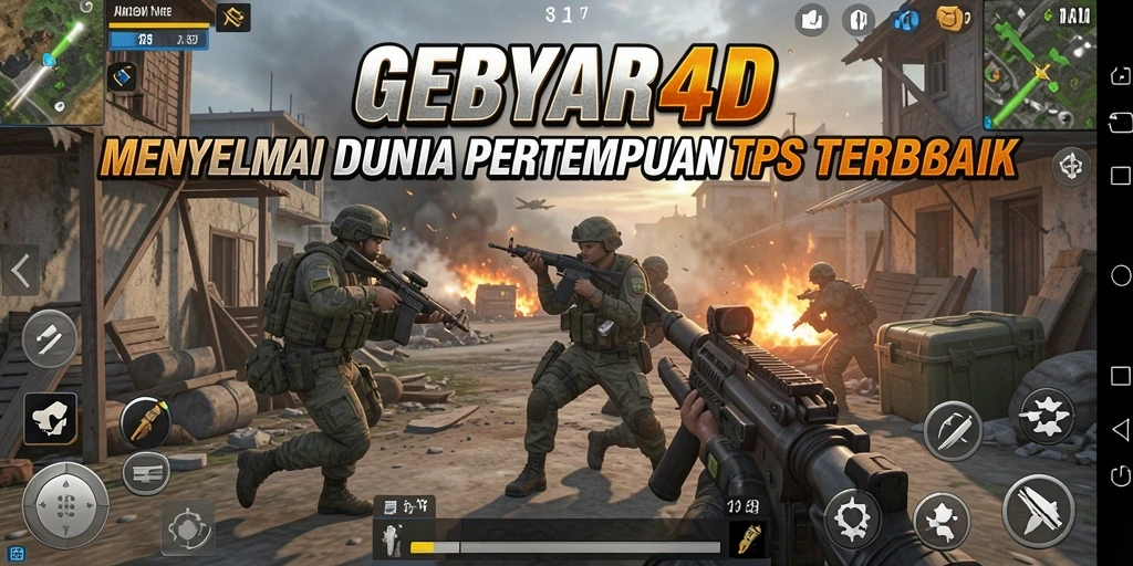 Screenshot GEBYAR4D menunjukkan momen pertempuran yang mendebarkan.