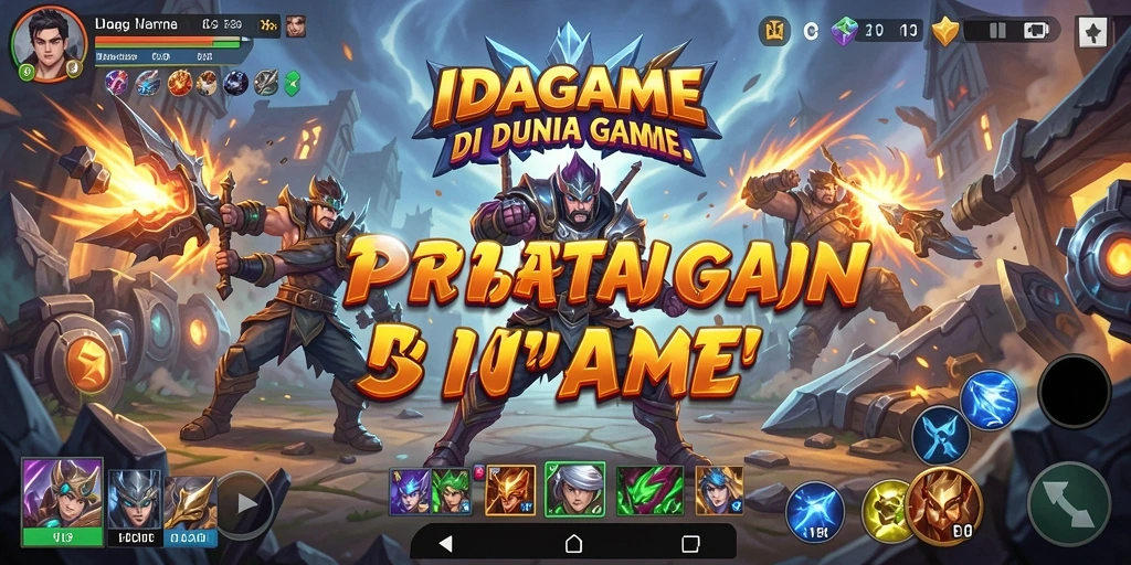 Gameplay menegangkan dalam pertarungan seru IDAGAME.