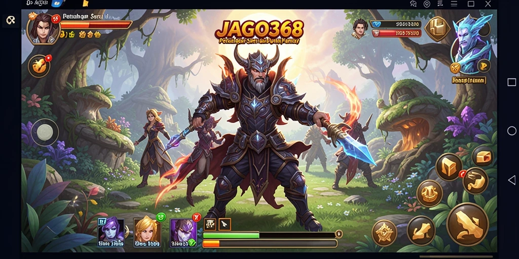Tampilan gameplay seru di dunia petualangan JAGO368.