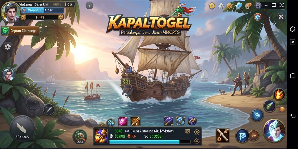 Screenshot utama <strong>KAPALTOGEL</strong> menampilkan aksi pertarungan yang mendebarkan dalam dunia MMORPG.