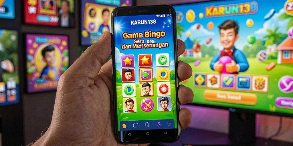 Tampilan gameplay yang menarik dari KARUN138 saat bermain bingo.
