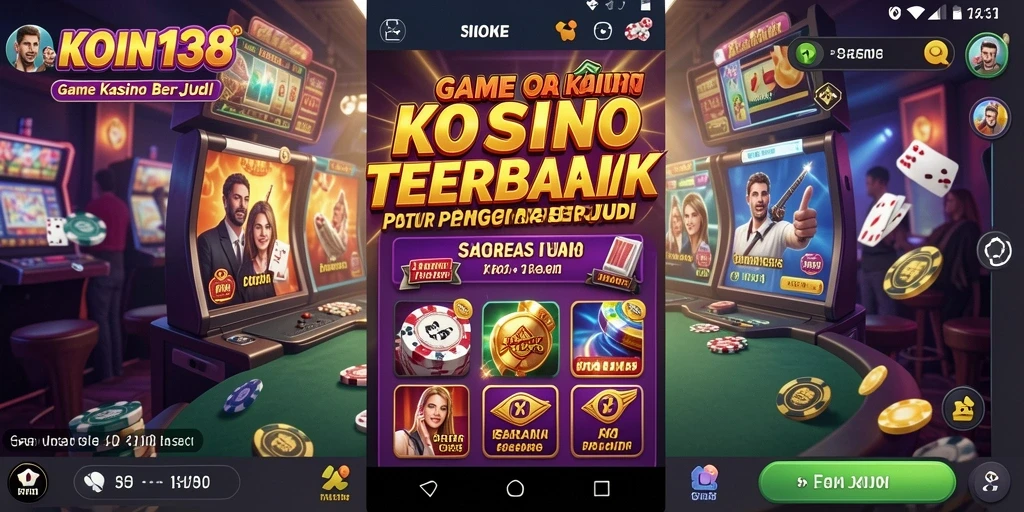 Tampilan menarik dari gameplay KOIN138 dalam suasana kasino.