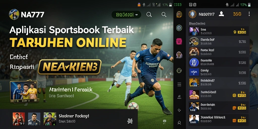 Tampilan gameplay taruhan olahraga yang menarik dan interaktif.