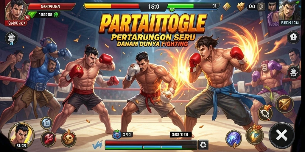 Tampilan aksi seru di <strong>PARTAITOGEL</strong> dengan pertarungan yang mendebarkan.