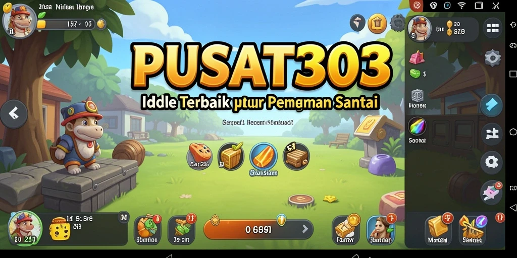 Screenshot menampilkan gameplay PUSAT303 yang menarik dan menenangkan.