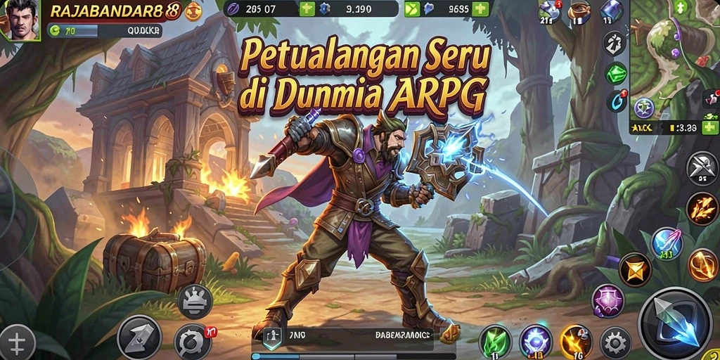 Menampilkan gameplay yang mendebarkan dalam RAJABANDAR88.