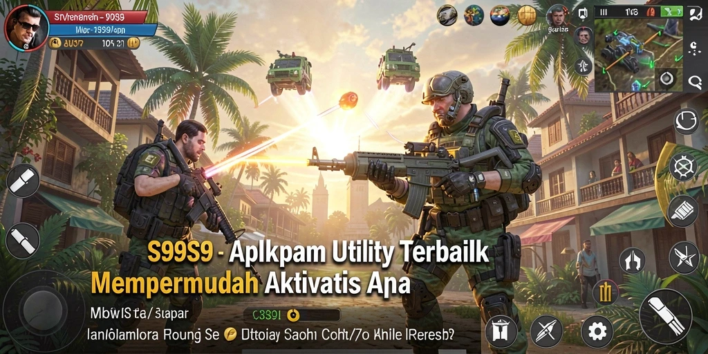 Tampilan interaktif dari S9S9 dalam mengelola aktivitas harian.