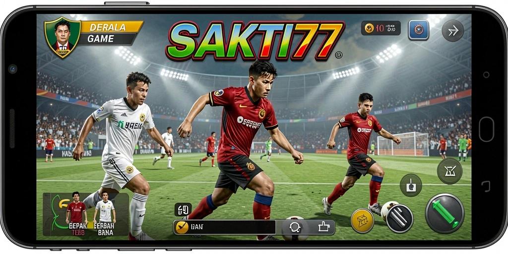 Screenshot gameplay SAKTI77 menunjukkan aksi seru di lapangan.