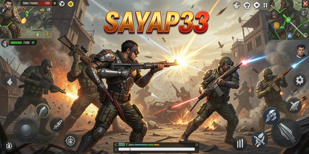 Tampilan gameplay <strong>SAYAP33</strong> yang seru dan mendebarkan di arena Fighting.