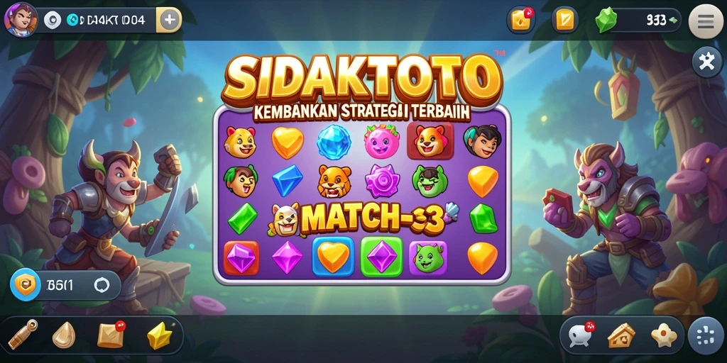Gameplay seru SIDAKTOTO dengan tampilan menarik di layar.