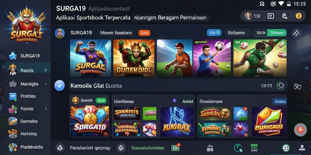 Tampilan gameplay SURGA19 yang menarik dengan berbagai pilihan taruhan.