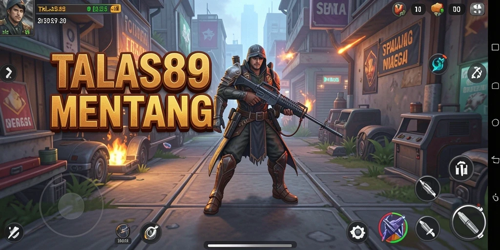 Tampilan gameplay TALAS89 yang menegangkan dan strategis.