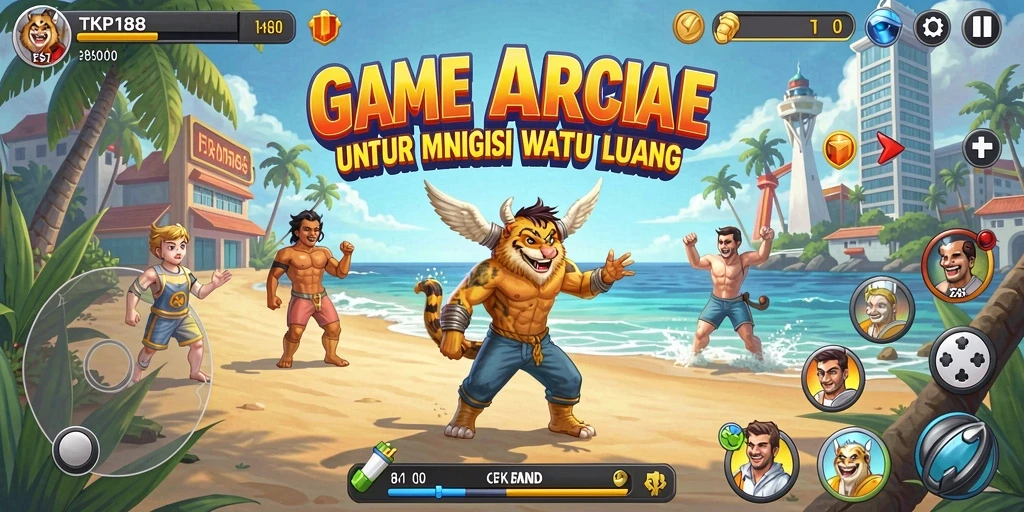 Screenshot gameplay TKP188 menampilkan aksi seru dalam permainan Arcade.