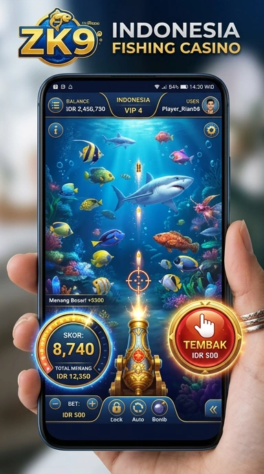 Tampilan beranda aplikasi zk9 yang informatif.